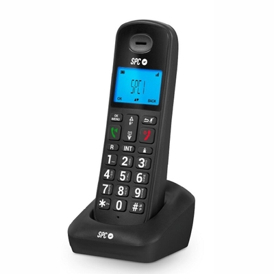 Product Ασύρματο Τηλέφωνο IP SPC GOSSIP 2 Μαύρο Οθόνη Βάση Φορτίου GAP base image