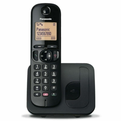 Product Ασύρματο Τηλέφωνο Panasonic Μαύρο 1,6" base image