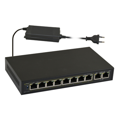 Product Network Switch Pulsar PoE Ethernet S108-90W, 10X Ports 10/100Mb/S base image