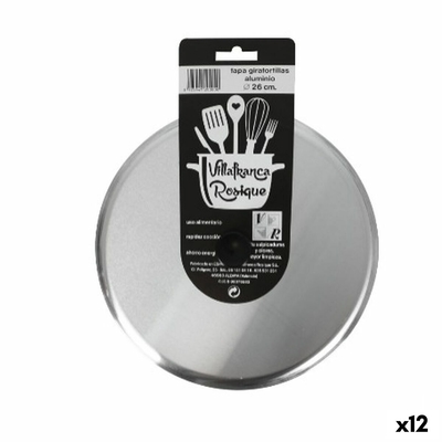 Product Καπάκι Τηγανιού VR Ασημί ? 27 cm Αλουμίνιο (12 Μονάδες) base image