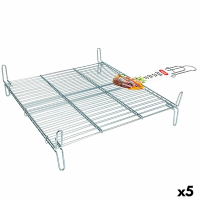 Product Σχάρα Ψησίματος Algon Διπλή Ψευδάργυρο 45 x 50 cm (5 Μονάδες) base image