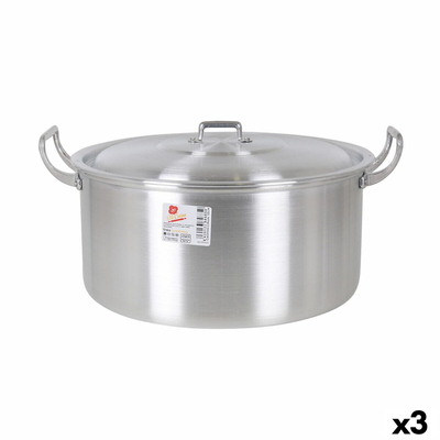 Product Κατσαρόλα με Καπάκι Αλουμίνιου 41 x 33 x 19 cm (x3) base image