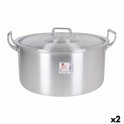Product Κατσαρόλα με Καπάκι Αλουμίνιου 44 x 39 x 21 cm (x2) base image