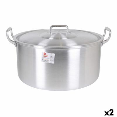 Product Κατσαρόλα με Καπάκι Αλουμίνιου 45 x 39 x 22 cm (x2) base image
