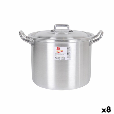 Product Κατσαρόλα με Καπάκι Αλουμίνιο 27 x 22 x 20 cm (8 Μονάδες) base image