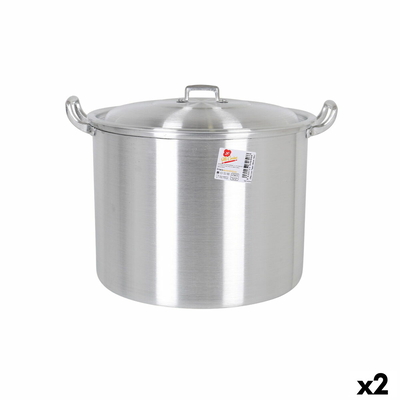 Product Κατσαρόλα με Καπάκι Αλουμίνιου 39 x 33 x 27 cm (x2) base image