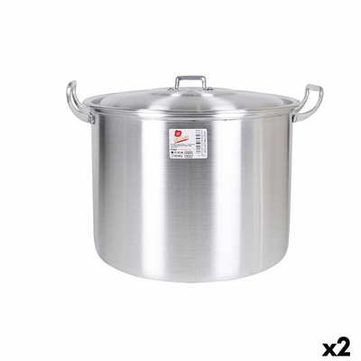 Product Κατσαρόλα με Καπάκι Αλουμίνιου 41 x 33 x 29 cm (x2) base image