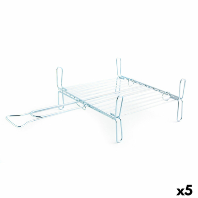 Product Σχάρα Ψησίματος Quid Prepara Bbq Ψευδάργυρος 30 x 35 cm Διπλή (5 Μονάδες) base image