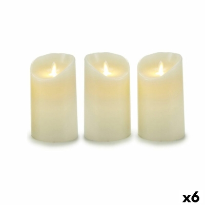 Product Σετ Kεριών Ταλάντωση LED Κρεμ 8 x 13 x 8 cm (x6) base image