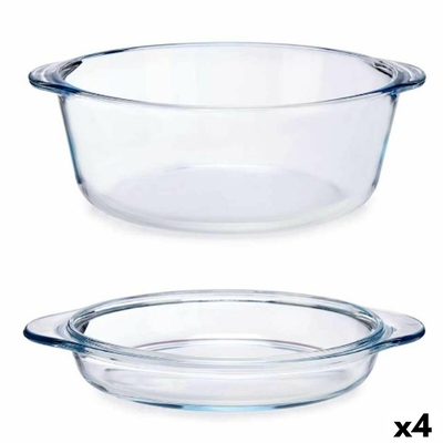 Product Κατσαρόλα με Καπάκι Διαφανές Βοροπυριτικό γυαλί 2,1 L (4 Μονάδες) base image