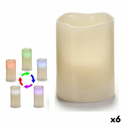 Product Κερί LED Λευκό 7,5 x 10 x 7,5 cm (x6) base image