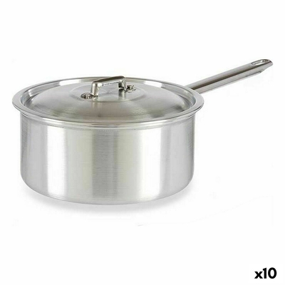 Product Κατσαρόλα με Καπάκι Ασημί Αλουμίνιου 3 L 22 x 12 x 38 cm (x10) base image