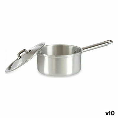 Product Κατσαρόλα με Καπάκι ? 14 cm Ασημί Αλουμίνιο 1 L (x10) base image
