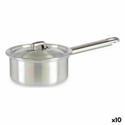 Product Κατσαρόλα με Καπάκι ? 12 cm Ασημί Αλουμίνιο 600 ml (x10) base image