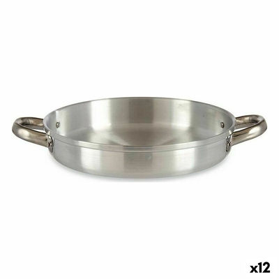 Product Τηγάνι Ασημί Αλουμίνιο 25 x 4,5 x 33 cm (12 Μονάδες) base image