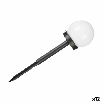 Product Φωτιστικό Ball Ηλιακή φόρτιση Λευκό Μαύρο 10 x 34,5 x 10 cm (12 Μονάδες) base image