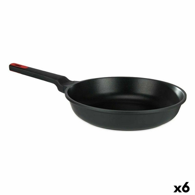 Product Τηγάνι ? 30 cm Μαύρο Αλουμίνιο (x6) base image