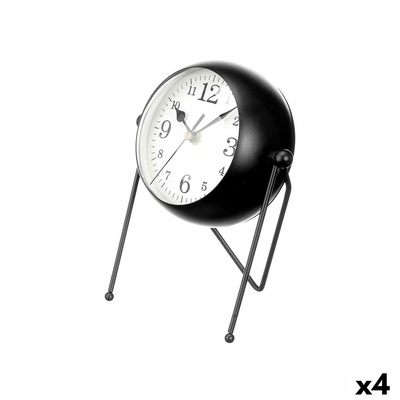 Product Ρολόι Bordklokke Μαύρο Μέταλλο 18 x 21 x 12 cm (4 Μονάδες) base image