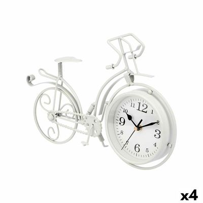 Product Επιτραπέζιο Ρολόι Ποδήλατο Λευκό 33 x 22,5 x 4,2 cm (4 Μονάδες) base image