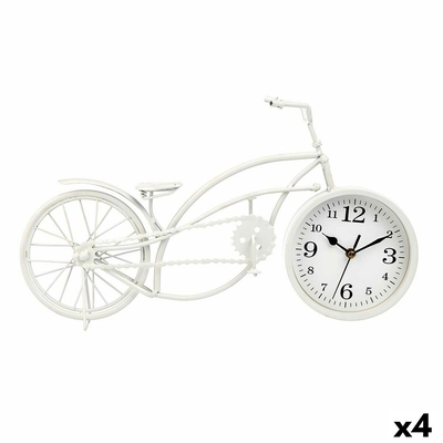 Product Επιτραπέζιο Ρολόι Ποδήλατο Λευκό 42 x 24 x 10 cm (4 Μονάδες) base image