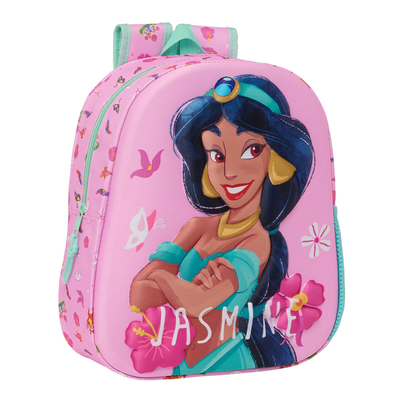 Product Παιδική Τσάντα 3D Disney Princess Jasmine Ροζ 27 x 33 x 10 cm base image