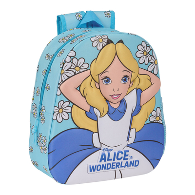 Product Παιδική Τσάντα 3D Cl?sicos Disney Alice in Wonderland Sky μπλε 27 x 33 x 10 cm base image
