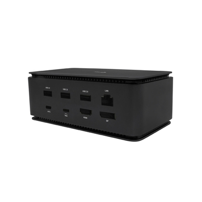 Product USB Hub i-tec USB4DUALDOCK Μαύρο base image