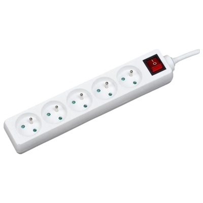 Product Πολύπριζο για Πρίζες 5 Θέσεων με Διακόπτη GAO (1,4 m)  base image