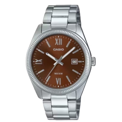 Product Ανδρικό Ρολόι Casio DATE - BROWN - ARABS NUMBERS (? 38,5 mm) base image