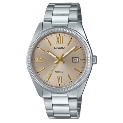 Product Ανδρικό Ρολόι Casio DATE - CHAMPAGNE - ARABS NUMBERS (? 38,5 mm) base image