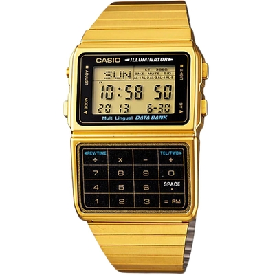 Product Ρολόι Unisex Casio DATABANK CALCULATOR GOLD base image