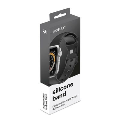 Product Λουράκι για Ρολόι Celly WBANDSIL44BK base image