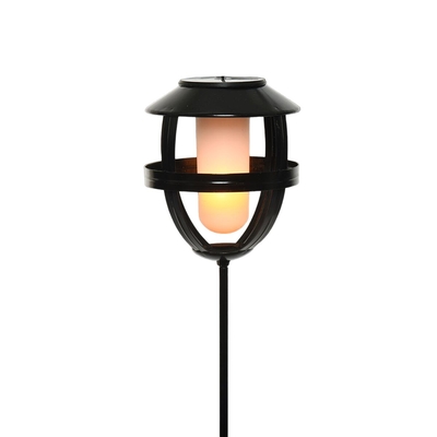 Product Ηλιακό φως Lumineo 898216 Eφέ φλόγας Φακό Μαύρο Σίδερο 63 cm base image