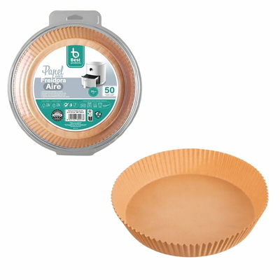 Product Χαρτί για Αεροφριτέζα Best Products Green 730227 ? 20 cm Στρόγγυλο 50 Μονάδες base image