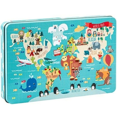 Product Παιδικό Παζλ Apli Mapamundi 24 Τεμάχια 48 x 32 cm base image
