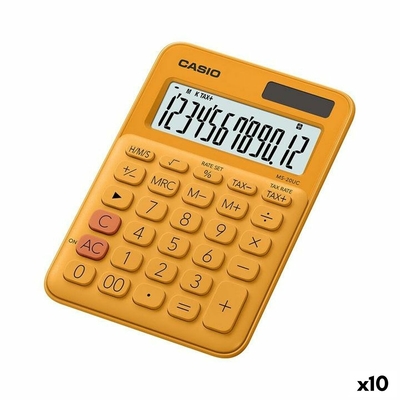 Product ΑριθμοΜηχανή Casio MS-20UC 2,3 x 10,5 x 14,95 cm Πορτοκαλί (x10) base image