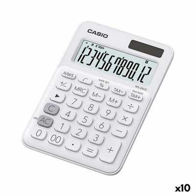 Product ΑριθμοΜηχανή Casio MS-20UC Λευκό 2,3 x 10,5 x 14,95 cm (x10) base image