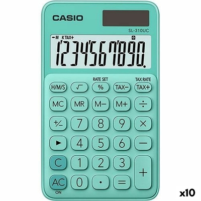 Product ΑριθμοΜηχανή Casio SL-310UC Πράσινο (x10) base image