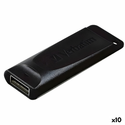 Product USB Flash Verbatim Μαύρο 16 GB (x10) base image