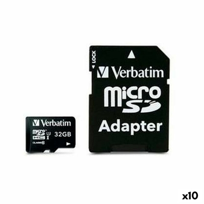 Product Κάρτα Μνήμης SDHC Verbatim 32 GB (x10)  base image
