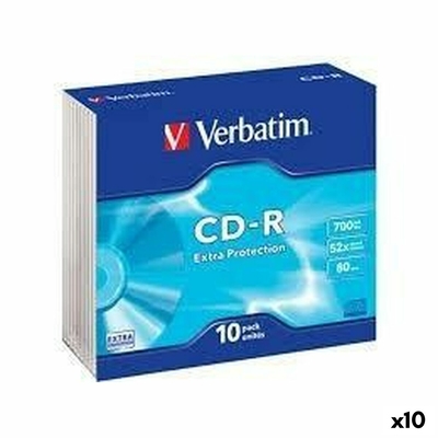 Product CD-R Verbatim Extra Protection 700 MB 52x 10 Τεμάχια (x10)  base image