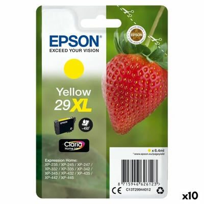 Product Μελάνι Epson XP 235 332 335 432 435 - Nº 29 XL Κίτρινο (x10)  base image
