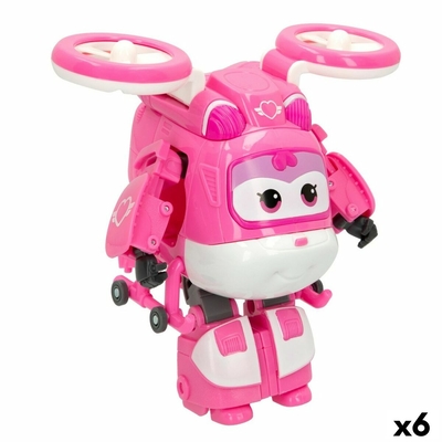 Product Σούπερ Ρομπότ Super Wings Dizzy Ελικόπτερο 10,5 x 13,5 x 14,5 cm Ροζ (x6) base image