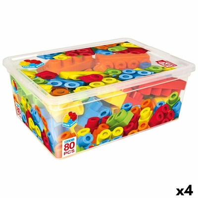 Product Παιχνίδι Kατασκευή Color Block Basic 80 Τεμάχια (4 Μονάδες) base image