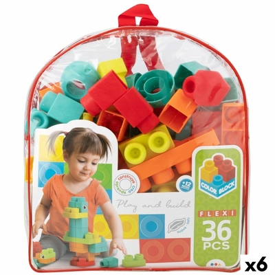 Product Παιχνίδι Kατασκευή Color Block Τσάντα 36 Τεμάχια (x6) base image