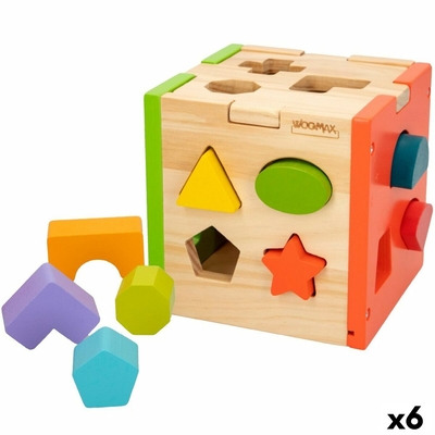 Product Ξύλινο Παιδικό Παζλ Woomax 15 x 15 x 15 cm (x6) base image
