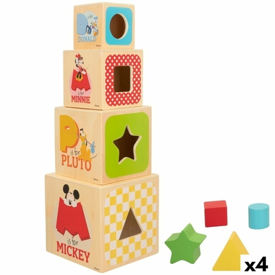 Product Στοιβαζόμενα Mπλοκ DISNEY 8 Τεμάχια 4 Μονάδες 12,2 x 12,2 x 12,2 cm base image