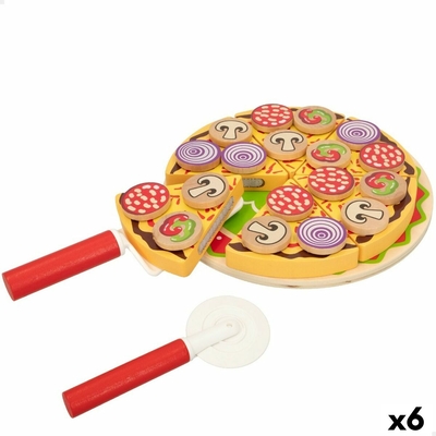 Product Ξύλινο Παιχνίδι Woomax Pizza 27 Τεμάχια (x6) base image