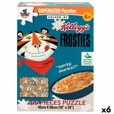 Product Παζλ Colorbaby Kellogg's Frosties 300 Τεμάχια x6 60 x 45 x 0,1 cm base image