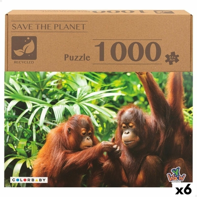Product Παζλ Colorbaby Orangutan x6 68 x 50 x 0,1 cm base image